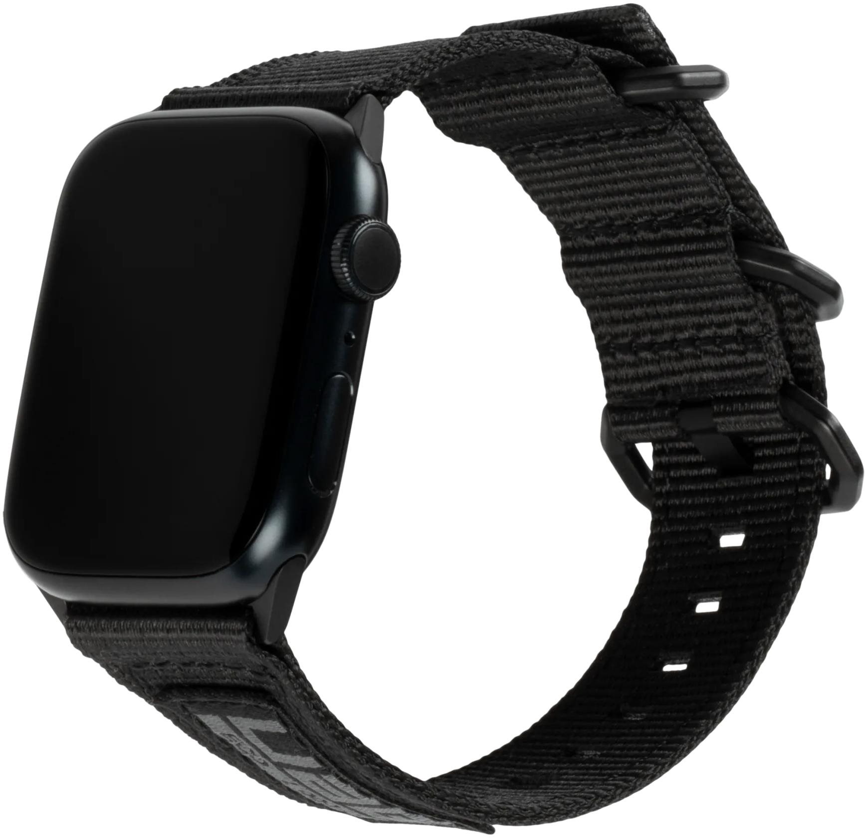 UAG Nato Strap Apple Watch 42/44/45/Ultra 49mm - Graphite Szíj
