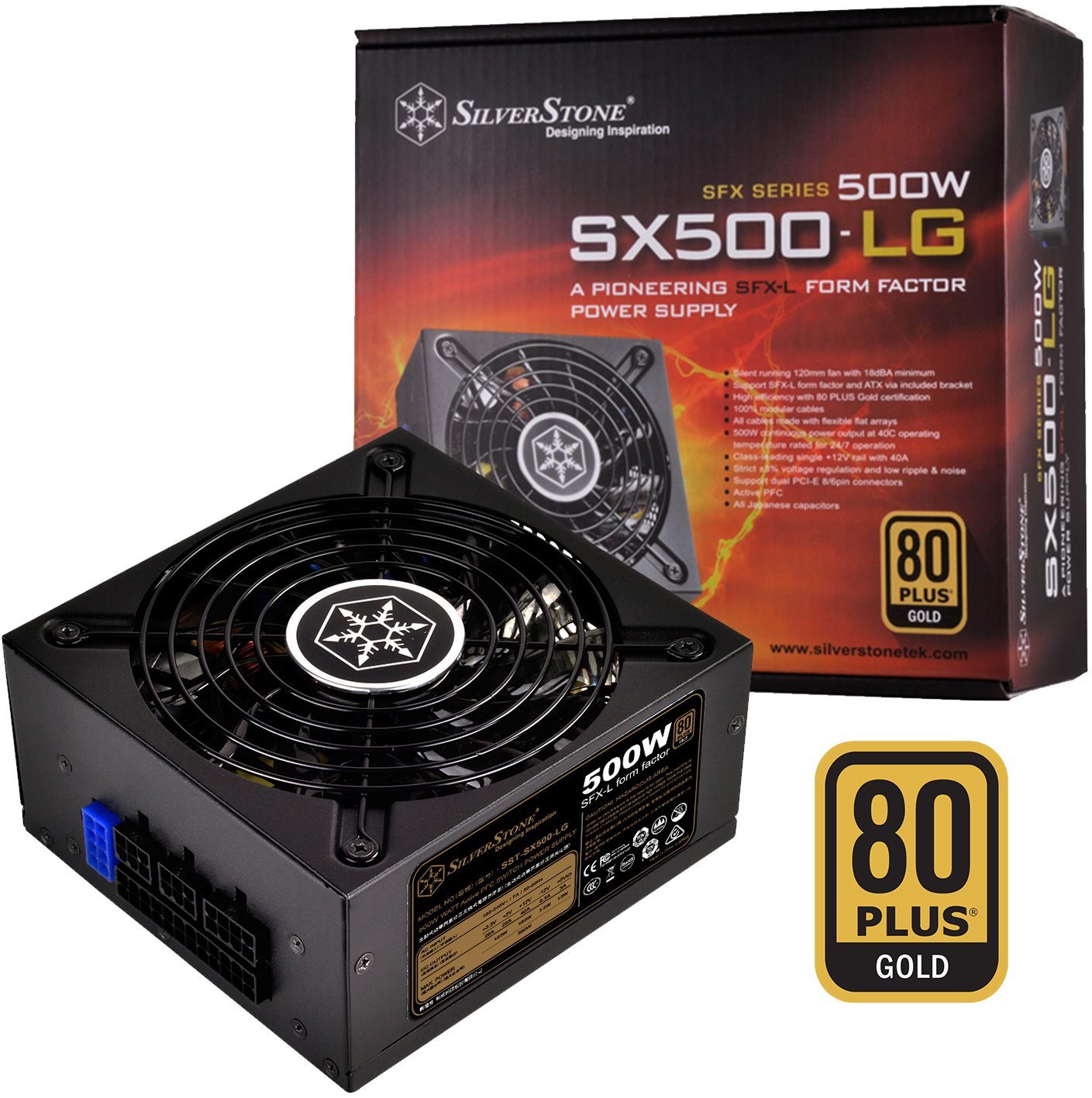 SX500 500W SilverStone SFX Series PC Power Supply
