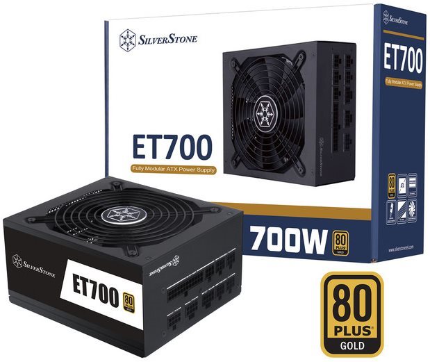 SilverStone Essential Gold ET700-MG 700W PC Power Supply