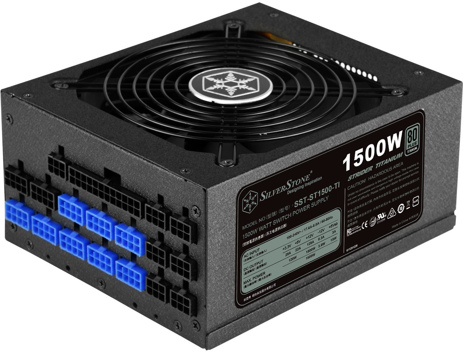 SilverStone Strider Titanium ST1500-TI 1500W PC Power Supply