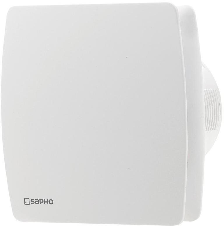 SAPHO LEX kúpeľňový ventilátor axiálny s časovačom, potrubie 100...