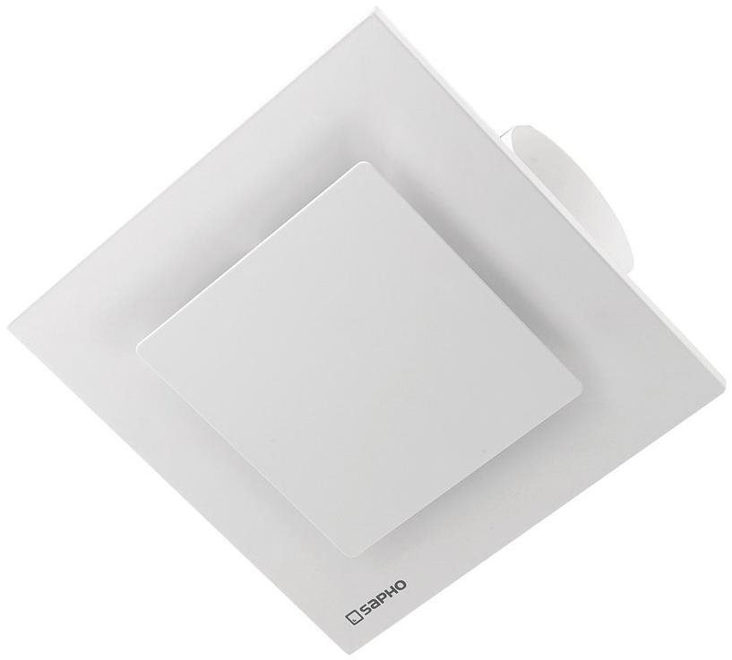 SAPHO TECTO stropný ventilátor axiálny s časovačom, potrubie 100...