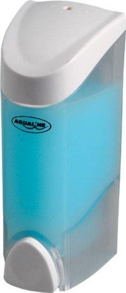 AQUALINE Dávkovač tekutého mydla nástenný 300 ml, biely 1319-70...