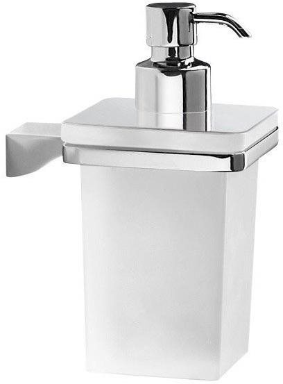 GEDY GLAMOUR dávkovač mydla, chróm/mliečne sklo 5781 Dávkovač mydla