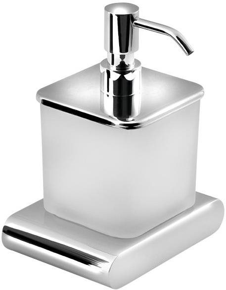 SAPHO FLORI dávkovač mydla, chróm/mliečne sklo RF019 Dávkovač mydla