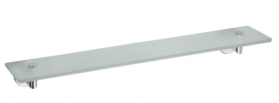 SAPHO X-ROUND sklenená polička 600 × 130 mm Polička do kúpeľne