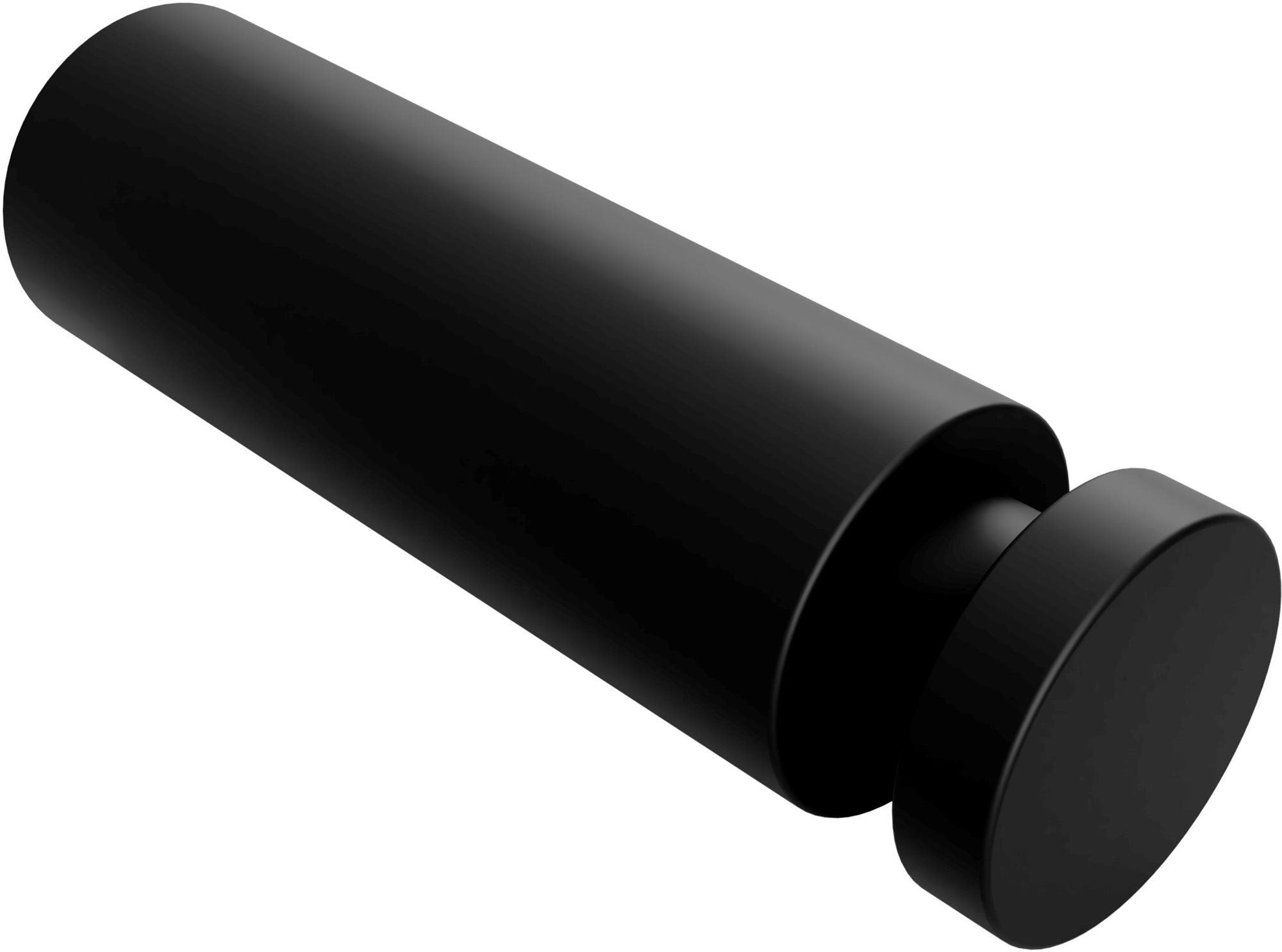 SAPHO X-ROUND BLACK vešiačik, čierny Háčik do kúpeľne