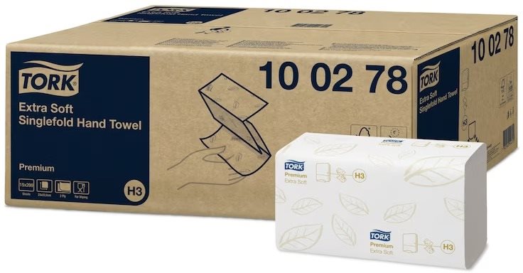 TORK Premium Extra Soft H3 Papierové utierky do zásobníka