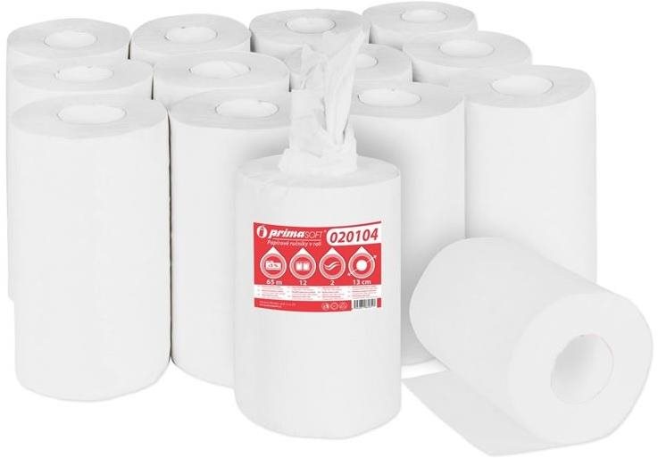 PRIMASOFT Exclusive MIDI 65 - balení 12 rolí Papírové ručníky