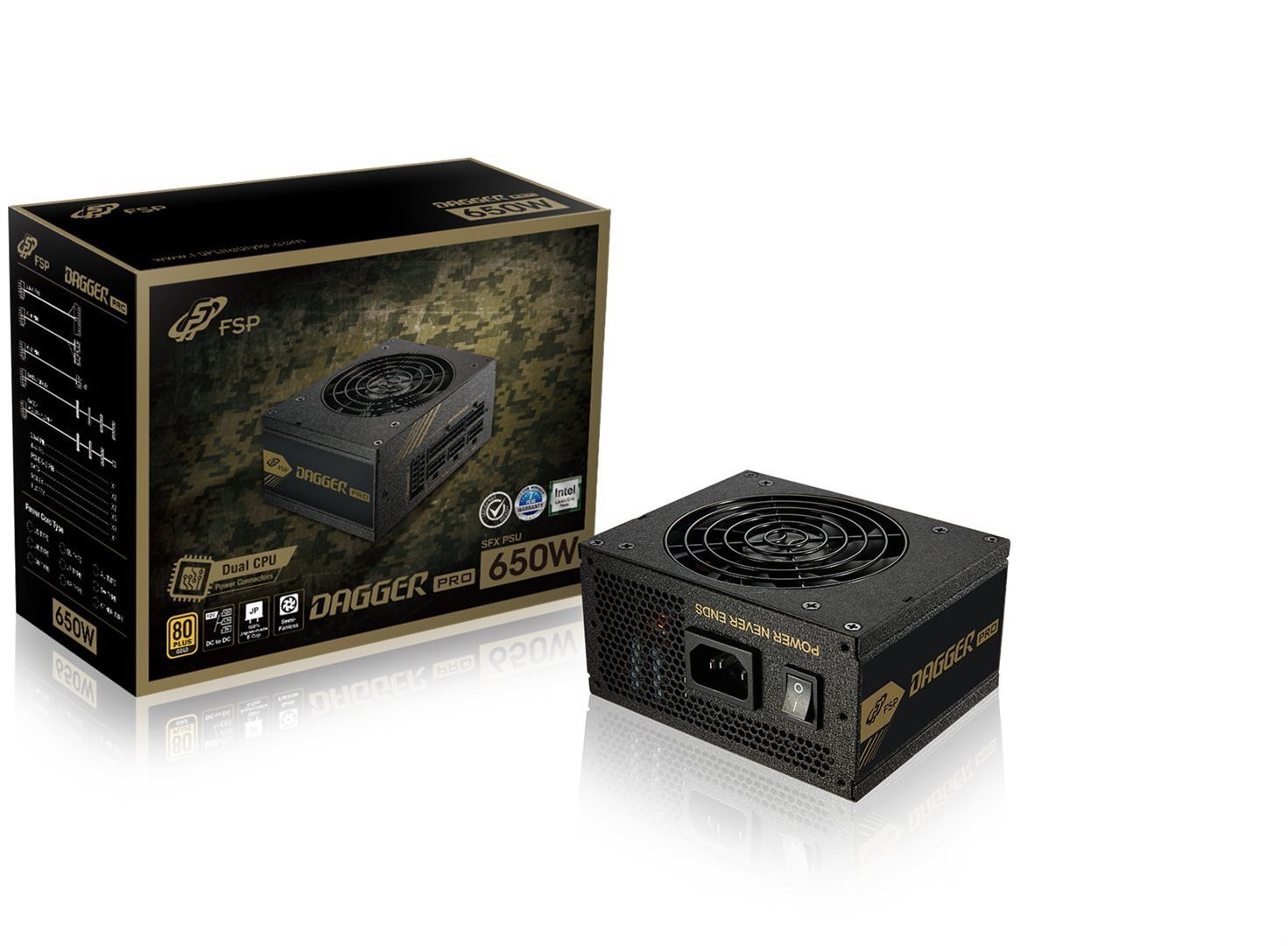 FSP Fortron DAGGER PRO 650 Watt PC-Netzteil