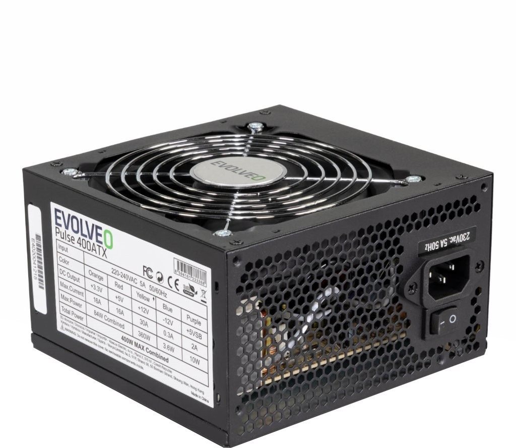 EVOLVEO Pulse 400W fekete PC tápegység
