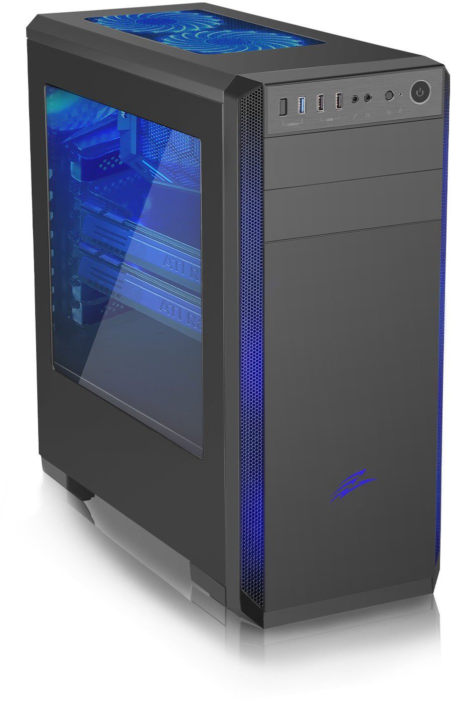 EVOLVEO T3 čierna PC skrinka