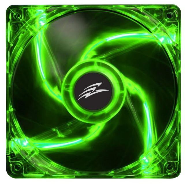 EVOLVEO 14L1GR LED 140mm zöld PC ventilátor