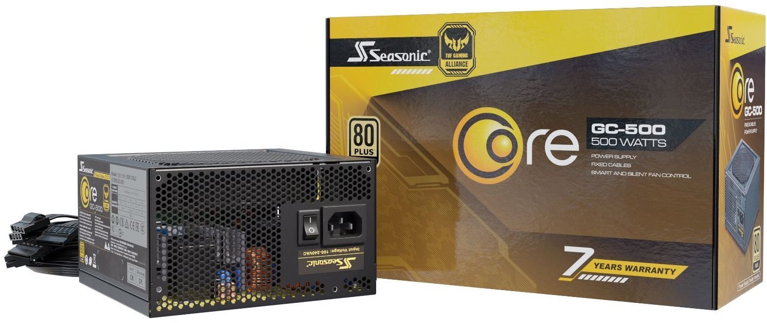 Seasonic Core GC 500W Gold PC Power Supply