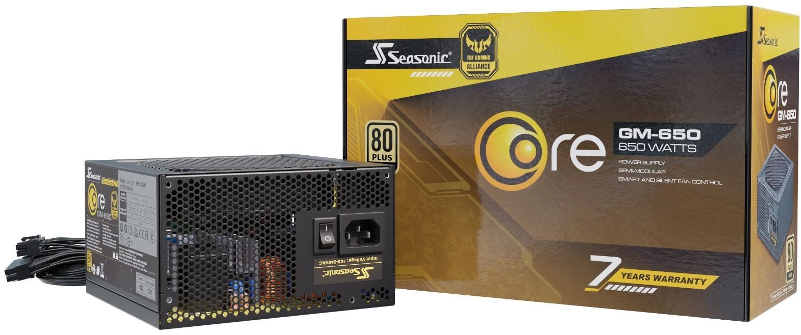 Seasonic Core GM 650W Gold PC Power Supply