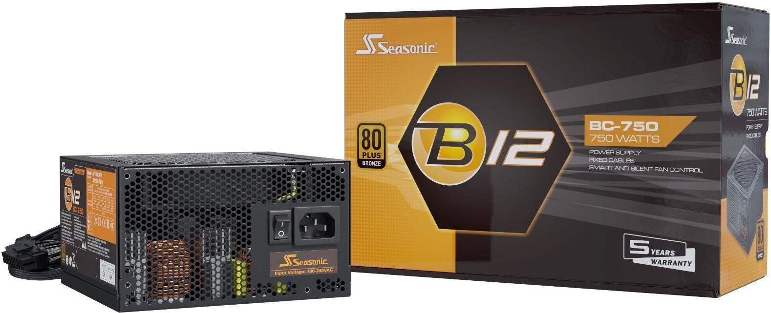 Seasonic B12 BC-750 Bronze PC Power Supply
