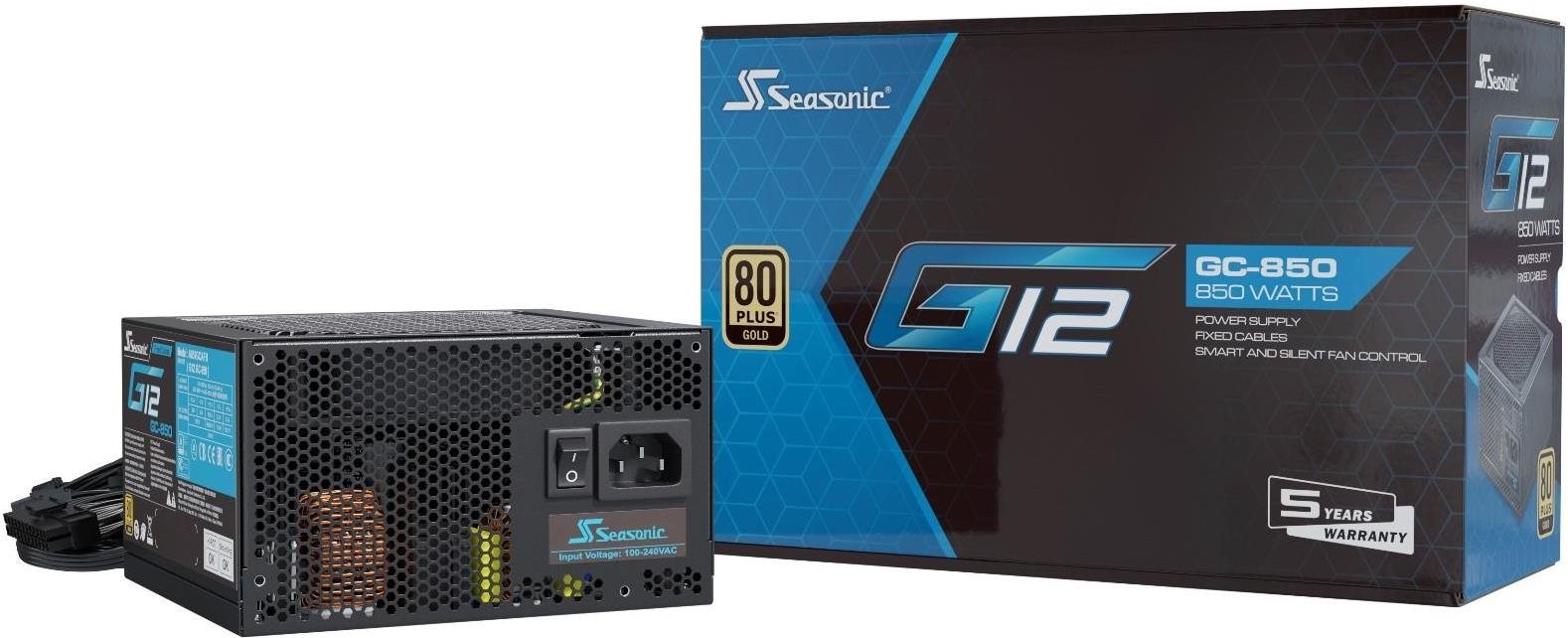 Seasonic G12 GC-850, Gold PC Power Supply