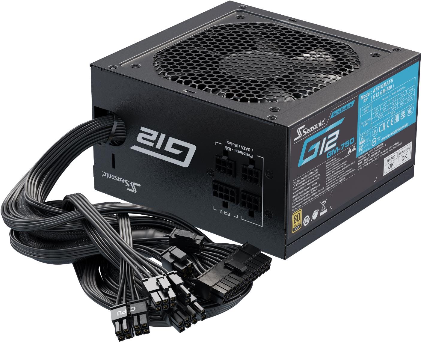 Seasonic G12 GM-750 Gold PC tápegység
