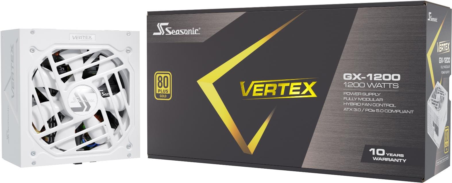 Seasonic Vertex GX-1200 Gold White PC tápegység