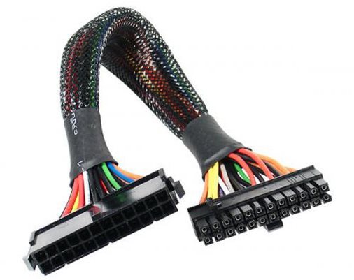 AKASA Reduzierung 24 Pin zu 20 + 4 Pin Adapter