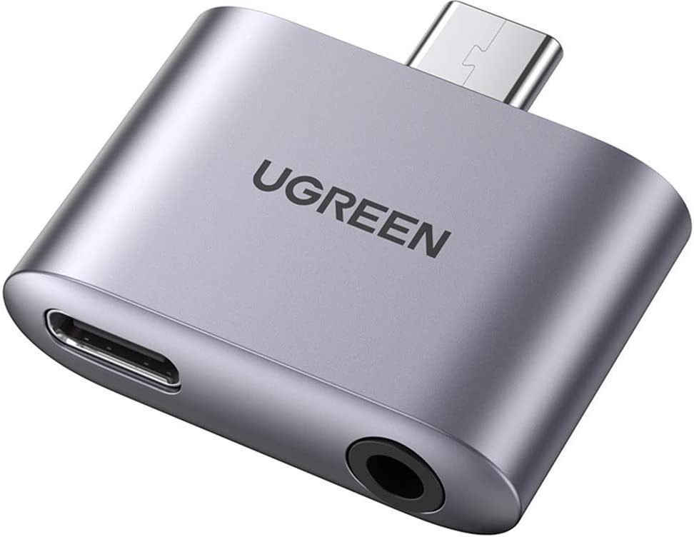 UGREEN USB-C to 3,5 mm Audio Adapter with Power Supply Port...