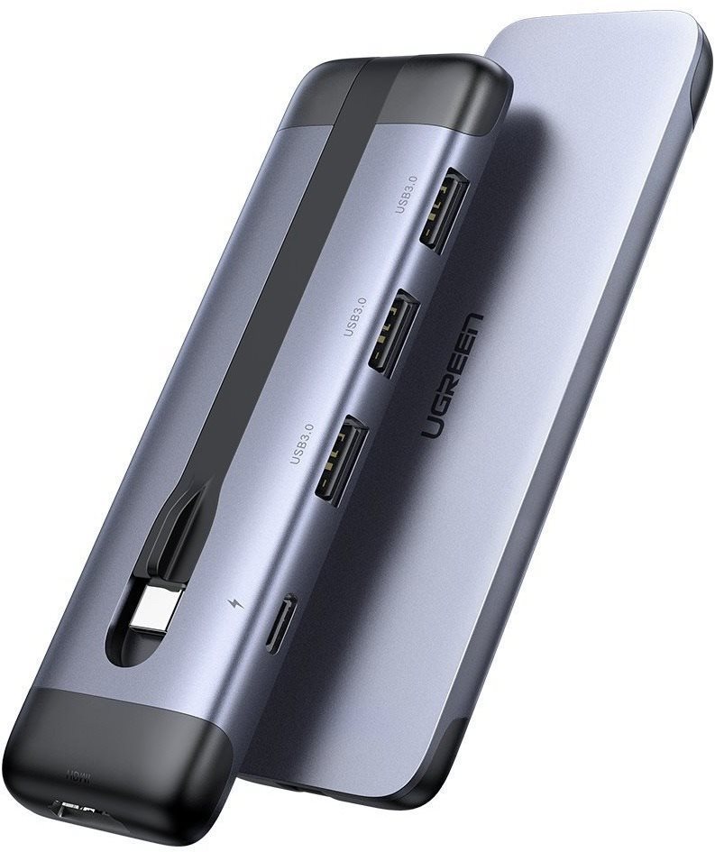 UGREEN 5-in-1 USB-C to HDMI/3*USB 3.0/PD100W Port replikátor