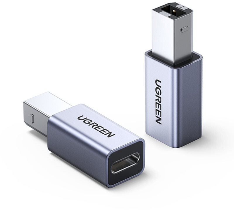 UGREEN USB2.0 USB-C/F to USB2.0 B/M Adapter Aluminum Case Átalakító