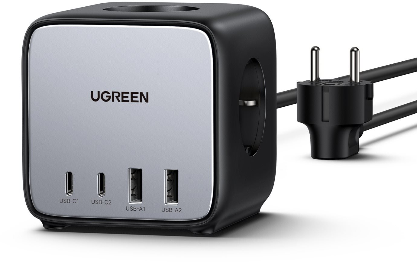 Ugreen DigiNest Cube Power Strip (3 AC outlets +  65W 2A2C) EU...