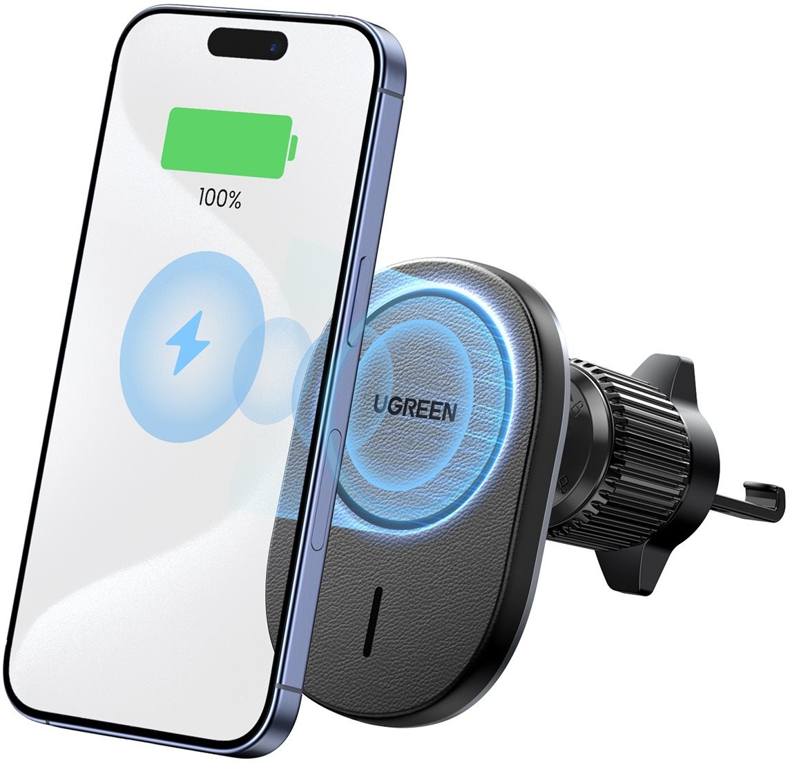 Ugreen Magnetic Wireless Car Charger For Air Vent Mount MagSafe...