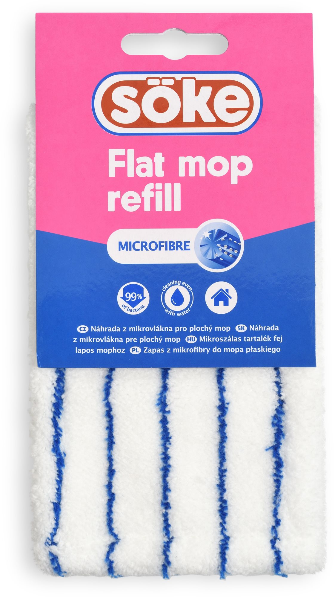 SPONTEX Söke Economic náhrada na plochý mop Náhradný mop