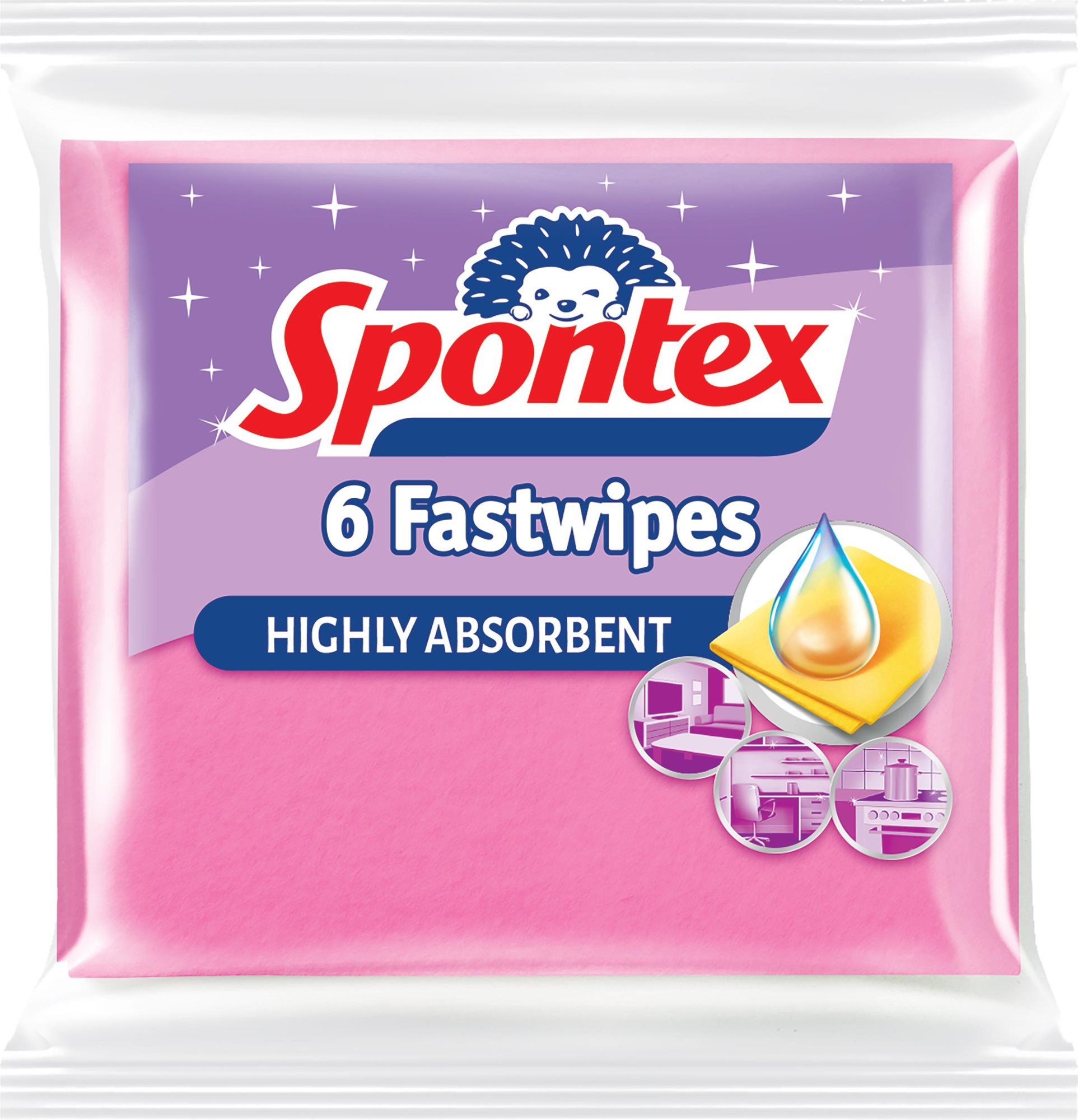 SPONTEX Fast Wipes utierka 6 ks Utierka
