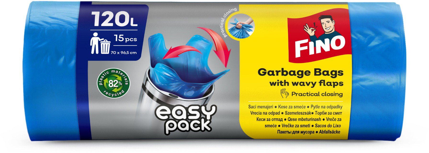 FINO Easy pack 120 l, 15 ks Vrecia na odpad