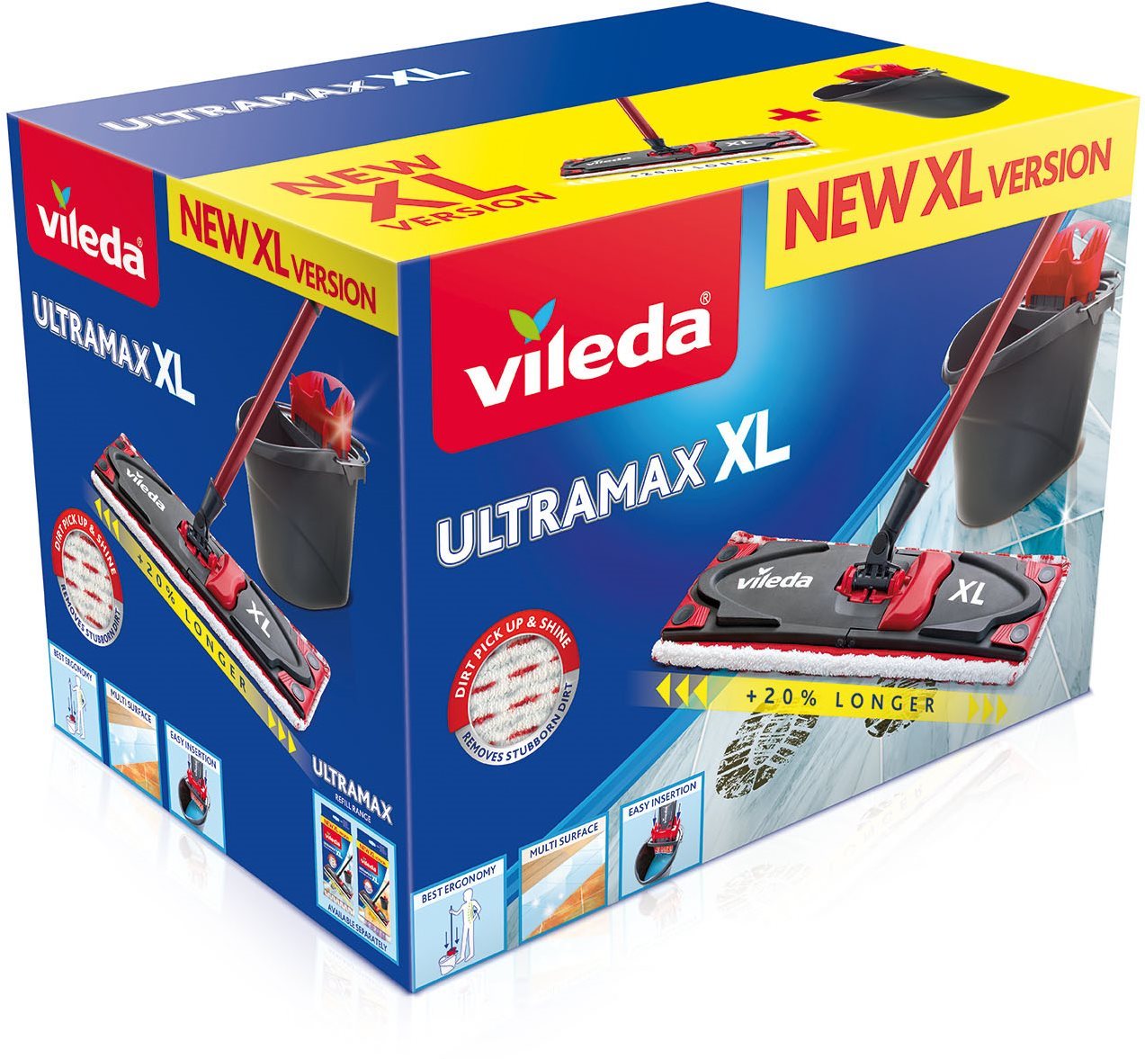 VILEDA Ultramax XL Set Box Microfibre 2v1 Mopp