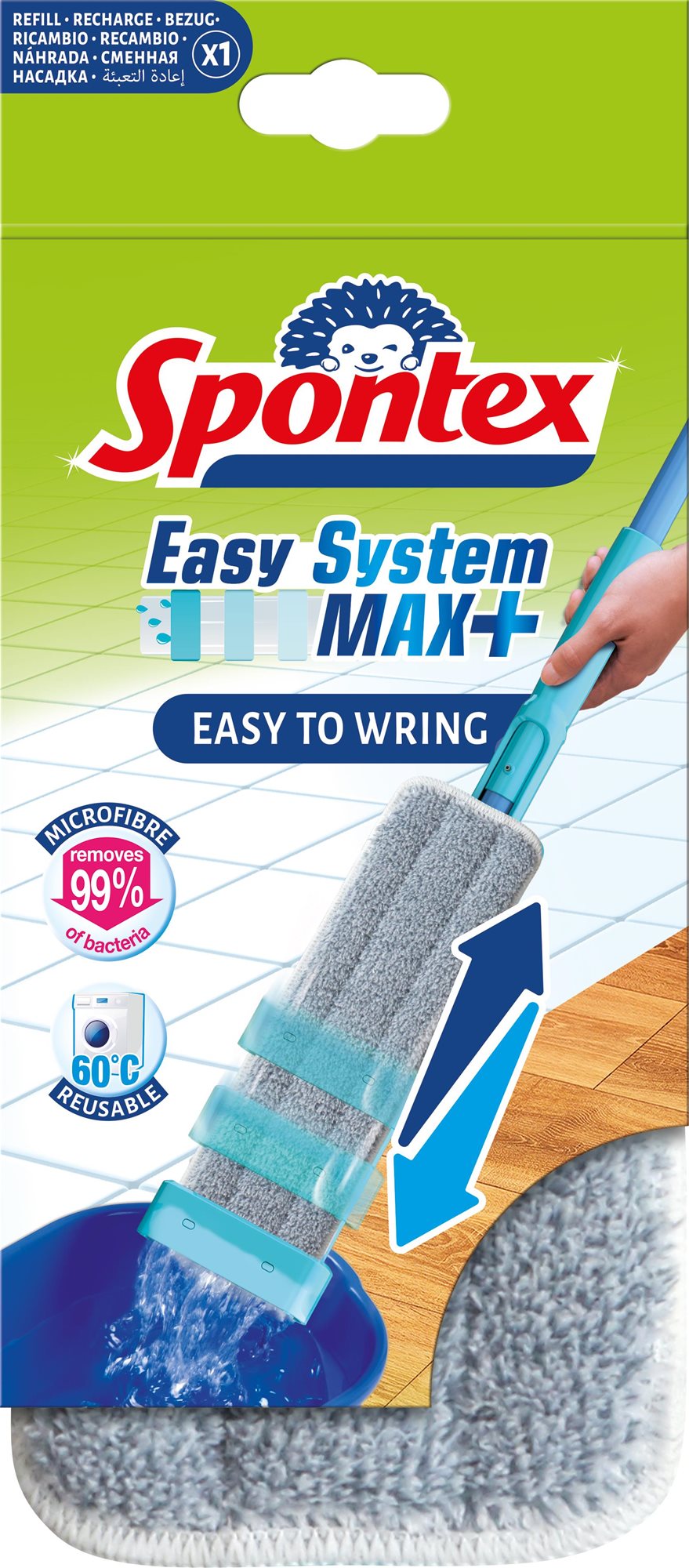 SPONTEX Easy System Max+ náhrada Náhradný mop