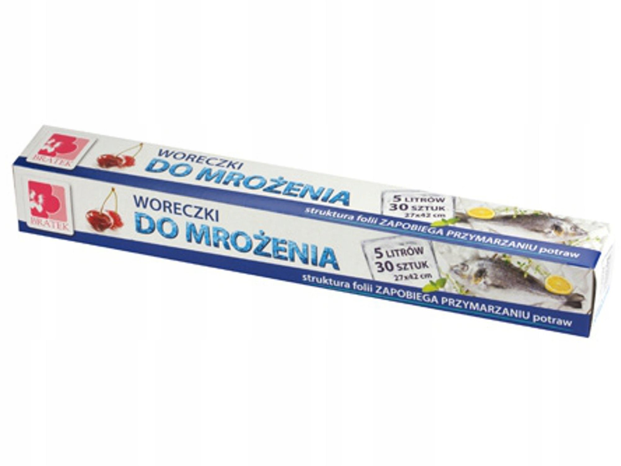 BRATEK mraziace vrecká 5 l 30 ks, 20 × 42 cm Vrecko