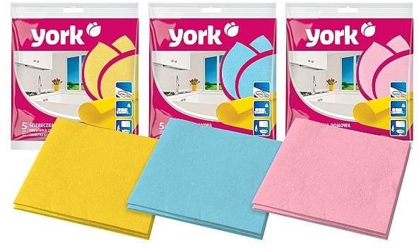 YORK utierka pre domácnosť 3 ks, mix farieb Utierka