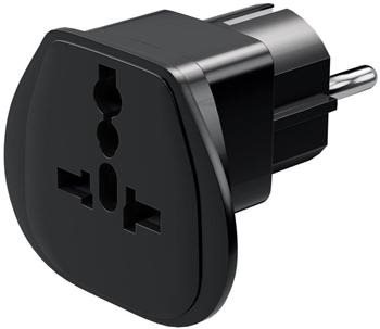 OEM UK->EU Power Adapter black Travel Adapter