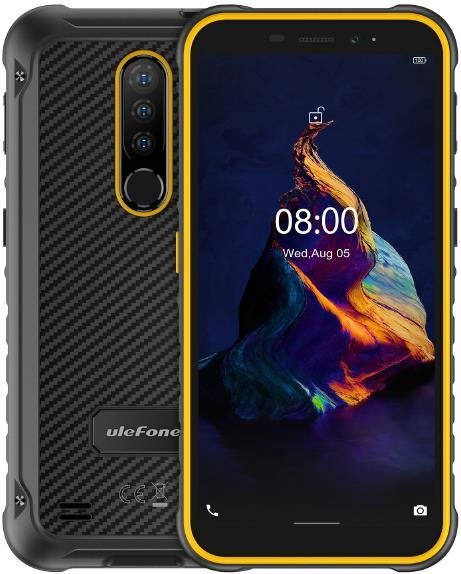 UleFone Armor X8 narancsszín Mobiltelefon
