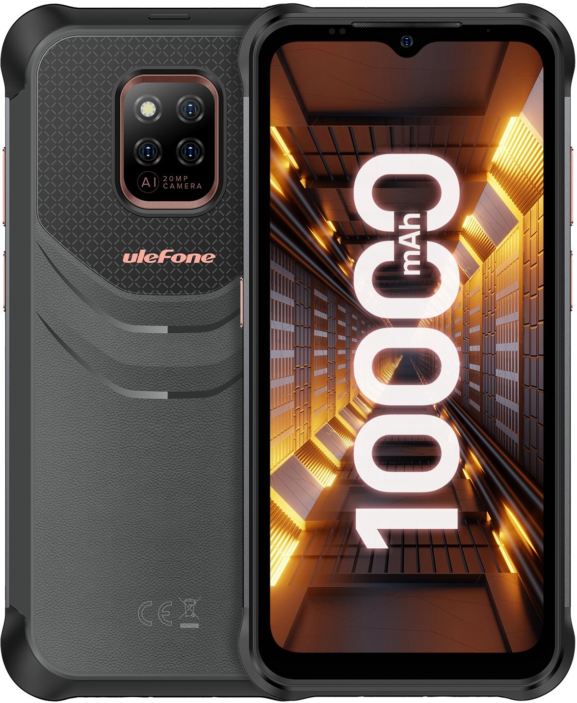 UleFone Power Armor 14 Pro 8GB/128GB fekete Mobiltelefon