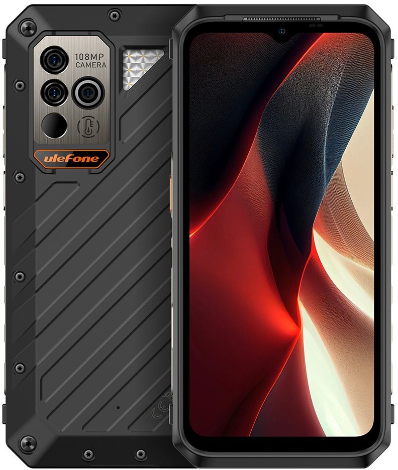 UleFone Power Armor 18 Ultra 12GB / 512GB, fekete Mobiltelefon