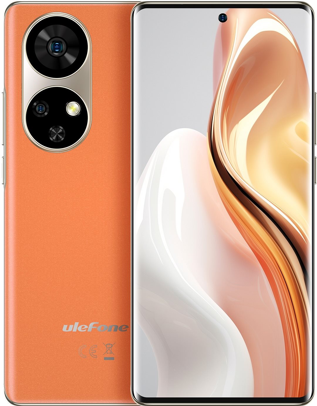 UleFone Note 17 Pro 12GB/256GB - narancssárga Mobiltelefon