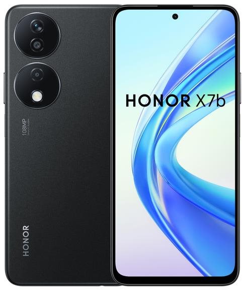 HONOR X7b 6GB / 128GB mobiltelefon, fekete Mobiltelefon