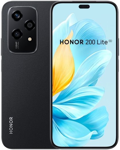 HONOR 200 Lite 8GB/256GB Midnight Black Mobiltelefon