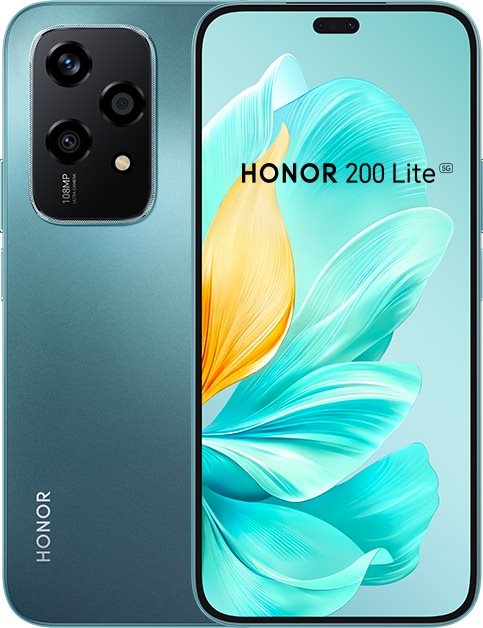 HONOR 200 Lite 8GB/256GB Cyan Lake Mobiltelefon