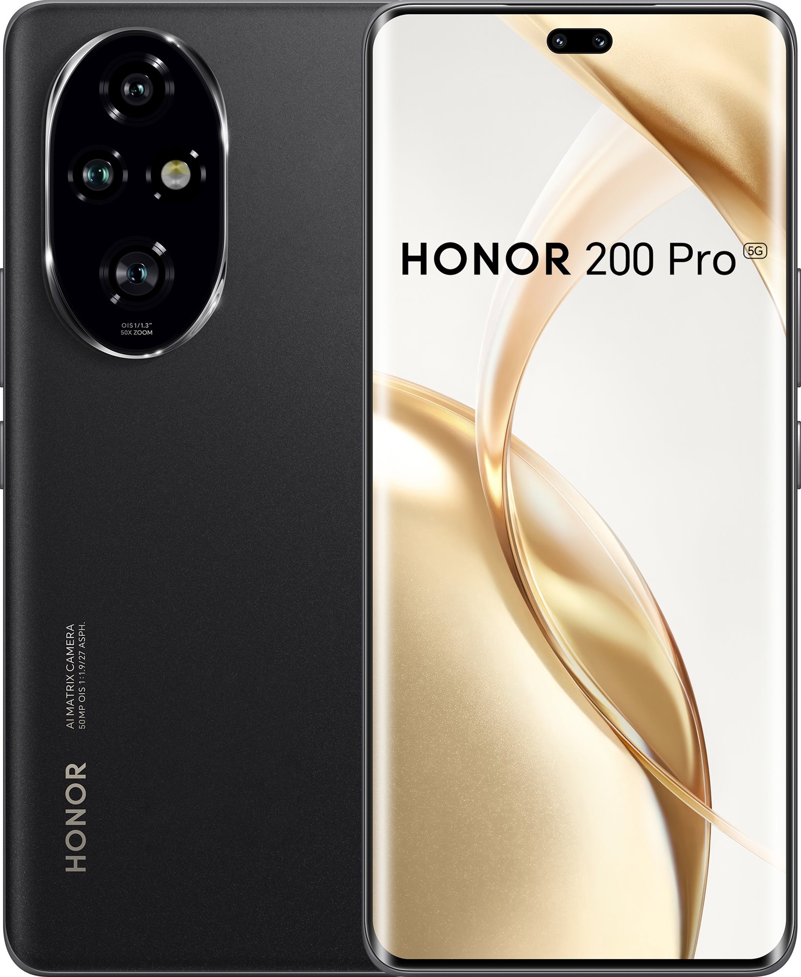 HONOR 200 Pro 12GB/512GB Black Mobiltelefon