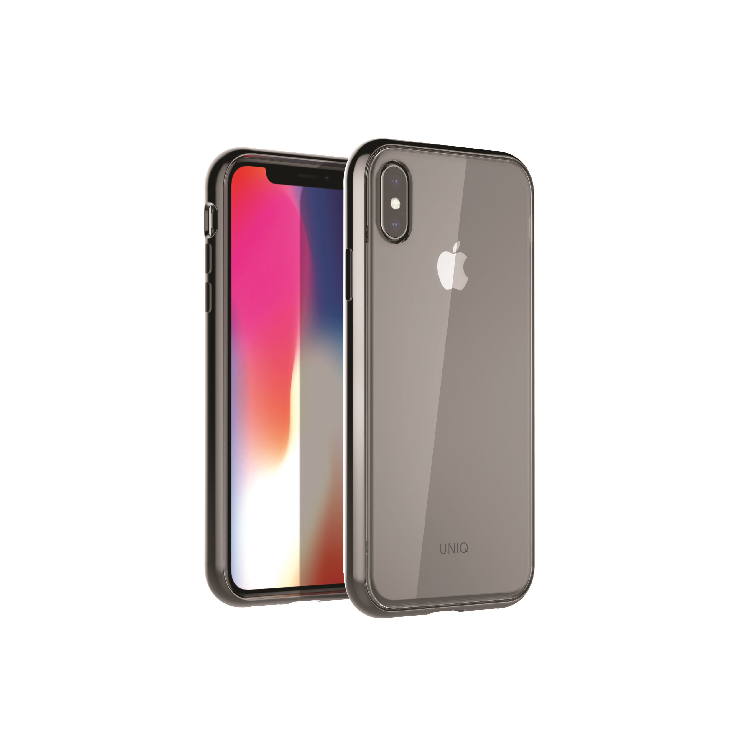 Uniq Glacier Xtreme Hybrid iPhone Xs Max, Jet Black Phone Cover