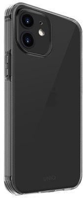 Uniq Hybrid, iPhone 12 mini ,Air Fender Antimicrobial - Smoked Grey...