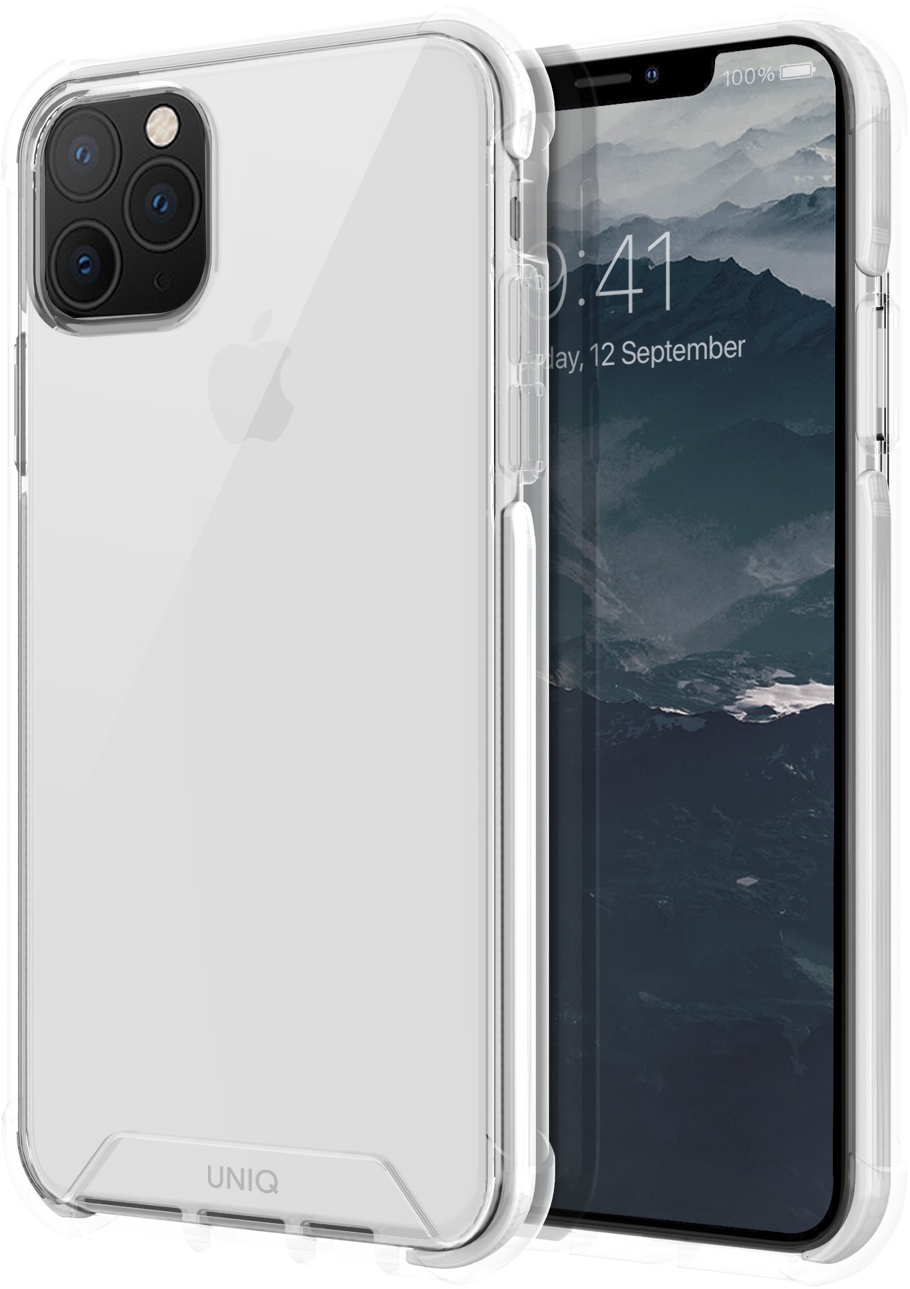 Uniq Hybrid Combat for the iPhone 11 Pro Max, Blanc White Phone Cover
