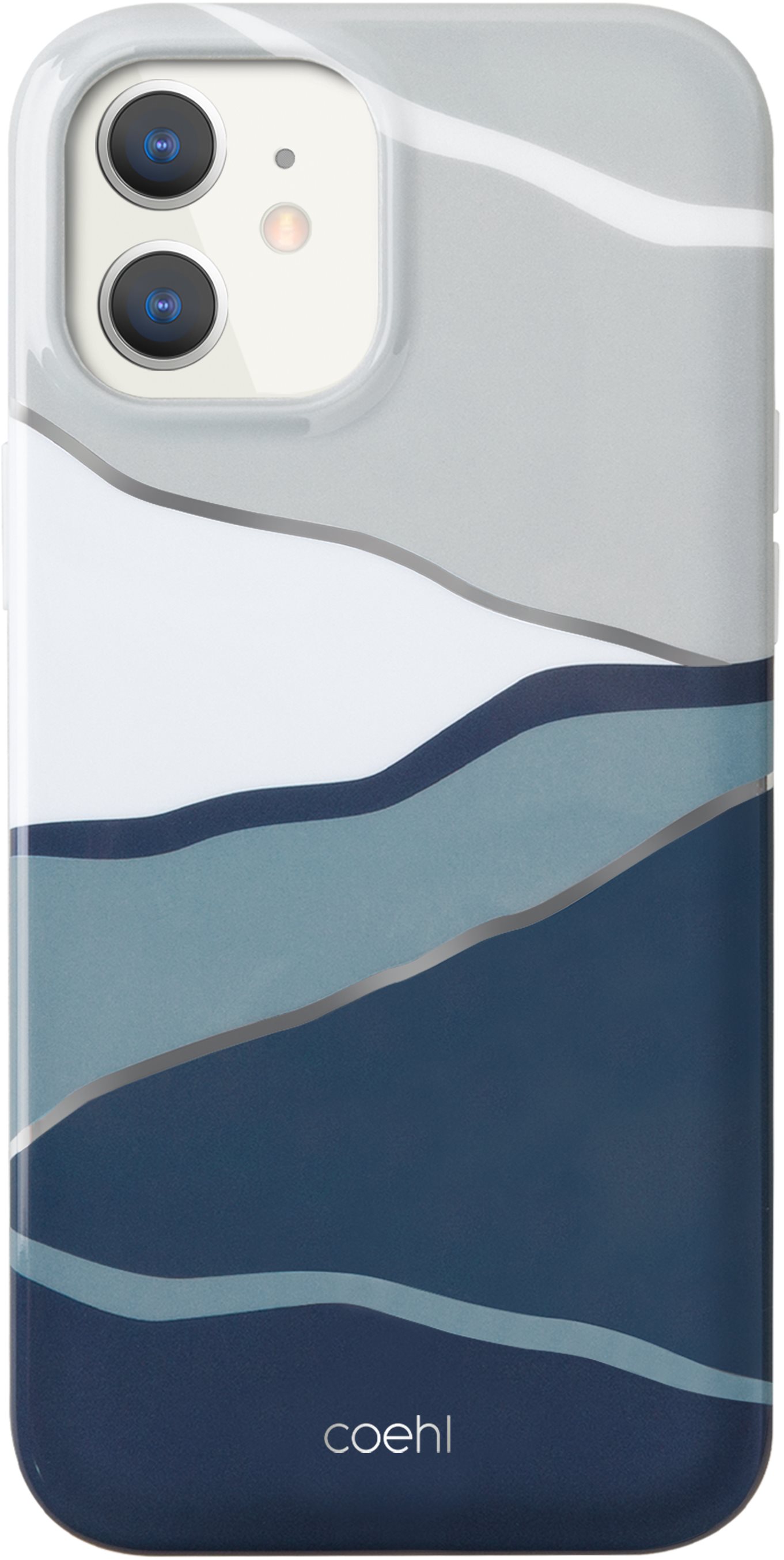 Uniq Coehl iPhone 12 Mini Ciel - Twilight Blue Phone Cover