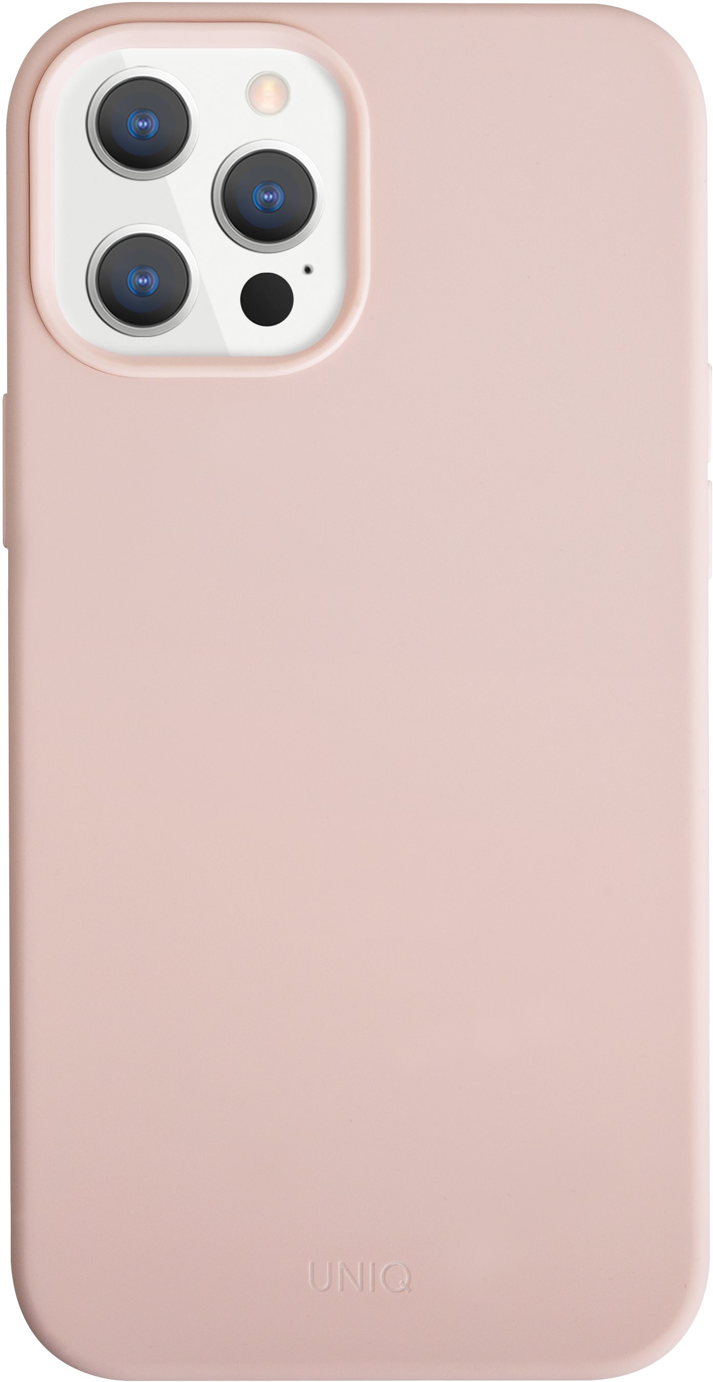 Uniq Hybrid iPhone 12/12 Pro Lino Hue Antimicrobial - Blush Pink...